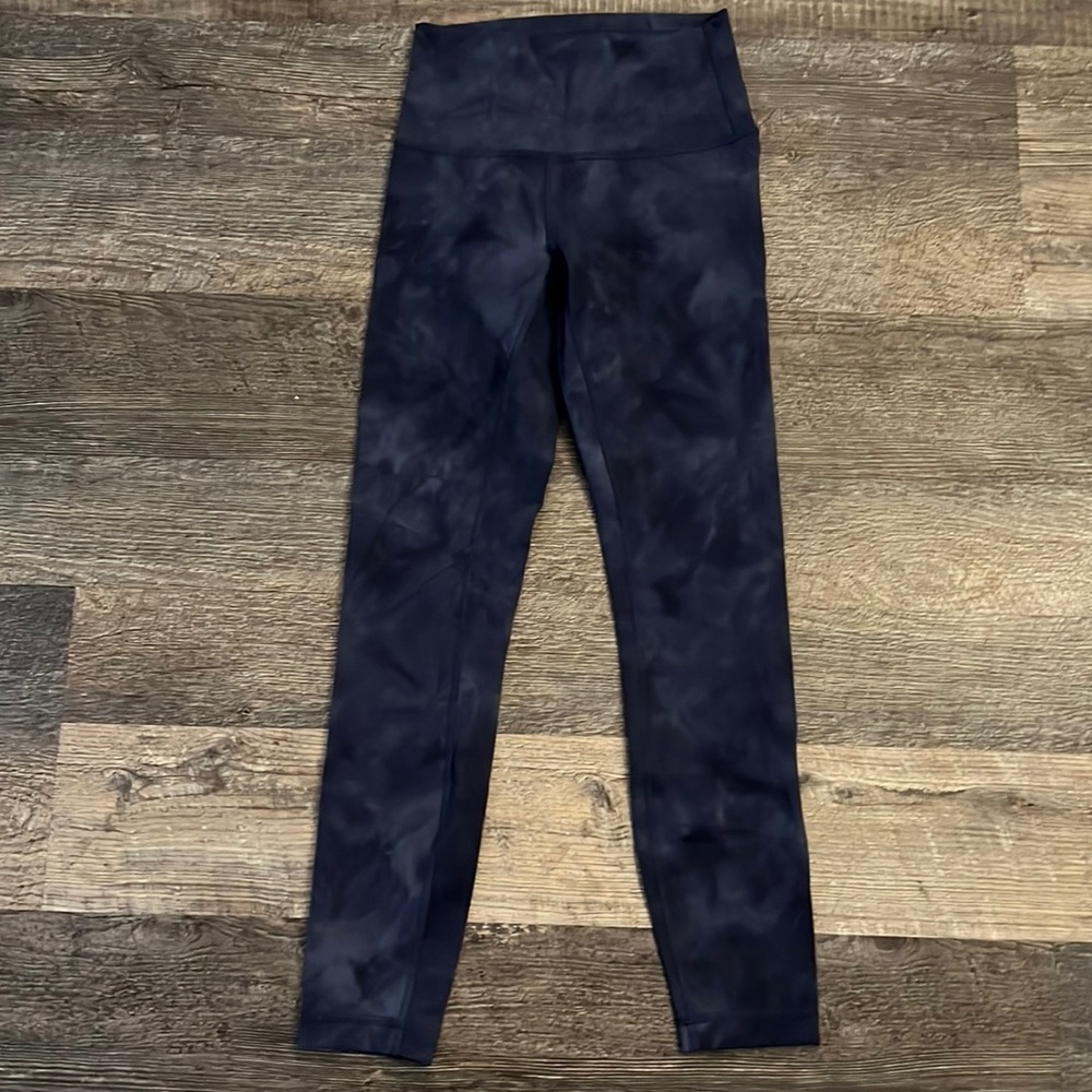 Lululemon Blue Tie Dye Leggings